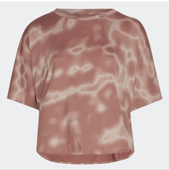 Adidas 11 Honore Training Tee In Ambient Blush - Picture 3 of 8